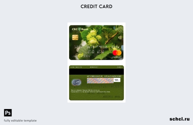 цифровая загрузка шаблона Mastercard CEC Bank Румынии